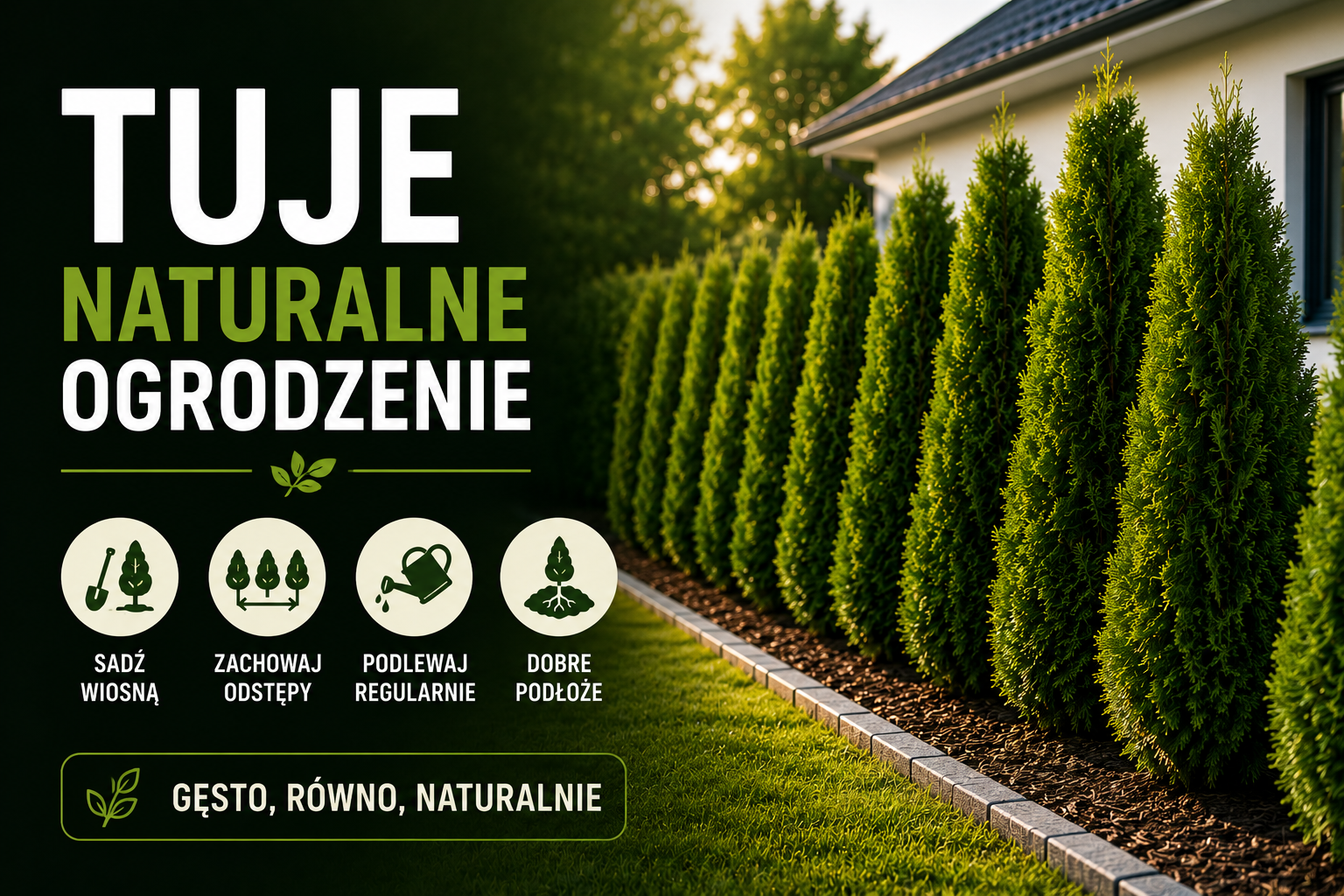 Tuje aranżacje