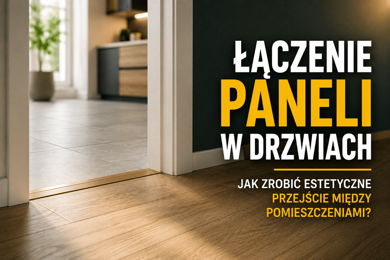 Łączenie paneli w drzwiach